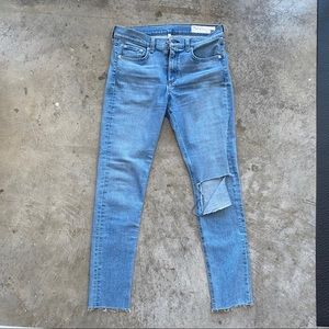rag & bone Mid Rise Ankle Skinny Jean 29